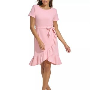 Calvin Klein Women's Ruffle-Hem Sheath Dress